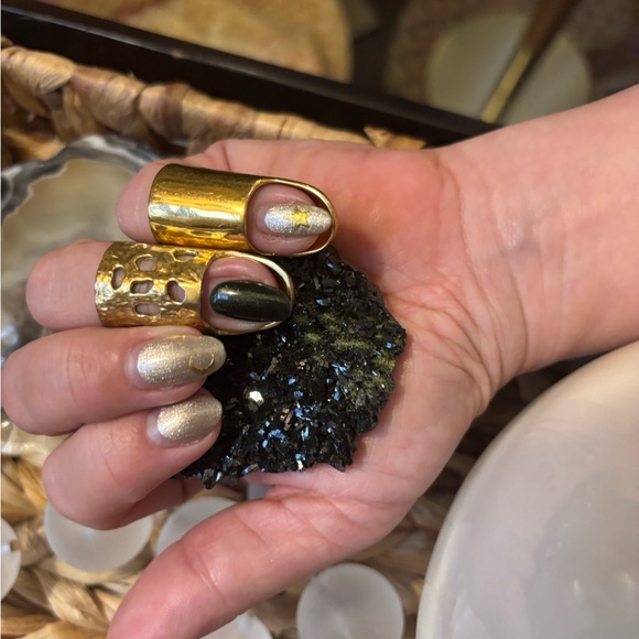 Sterling King Helmet Ring in Gold (SMOOTH RING ONLY!), SZ M/L - Picture 6 of 7